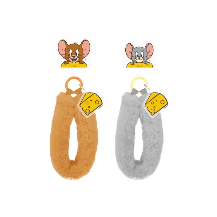 日本預訂📍日本Tom and Jerry圖案毛毛電話手帶