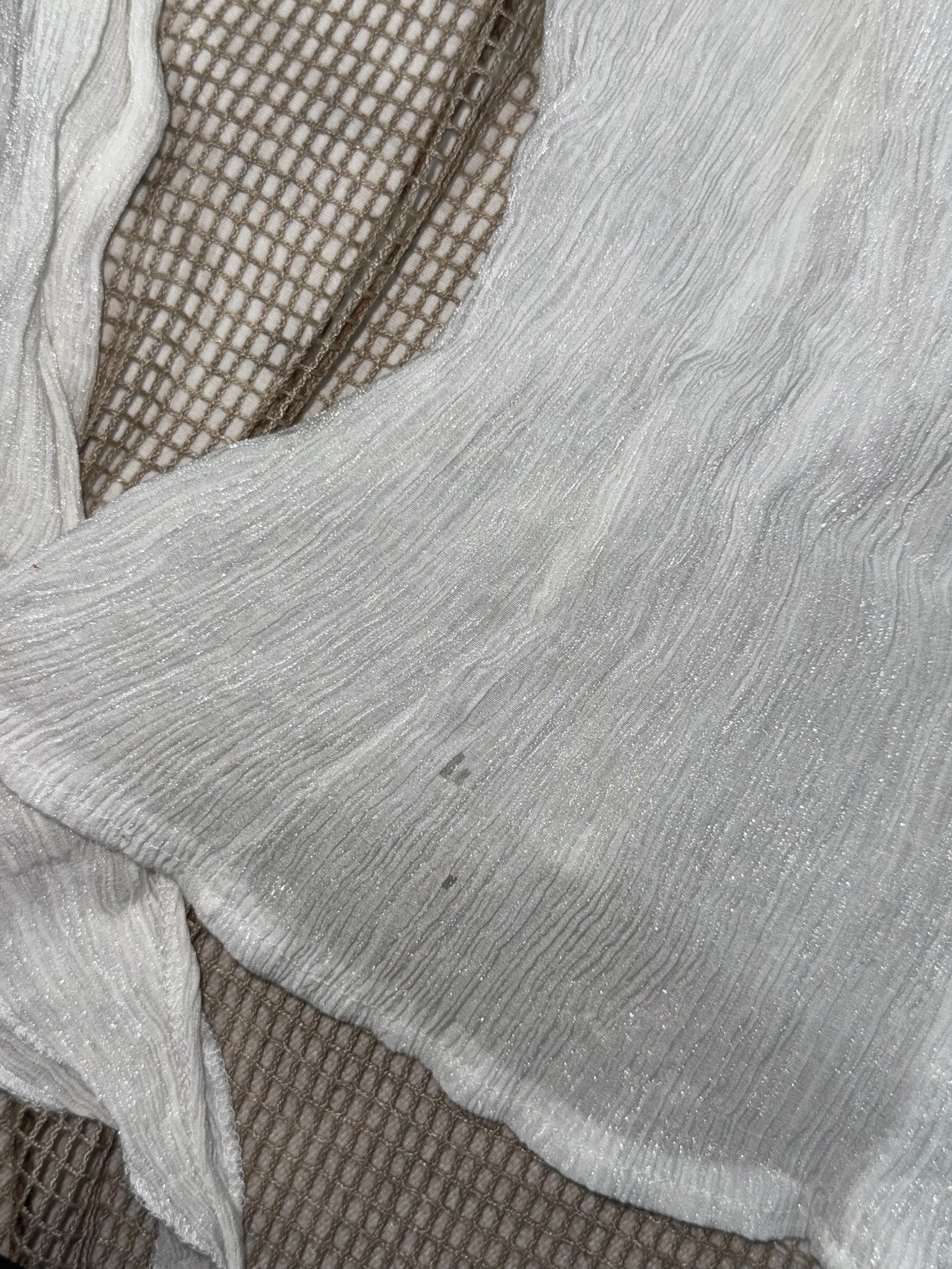 White Ruffled Peplum Blouse