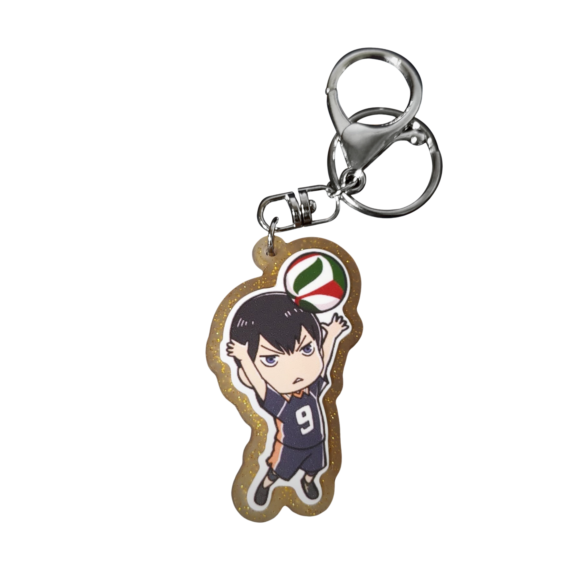 排球少年!! 滴膠鑰匙圈 影山飛雄