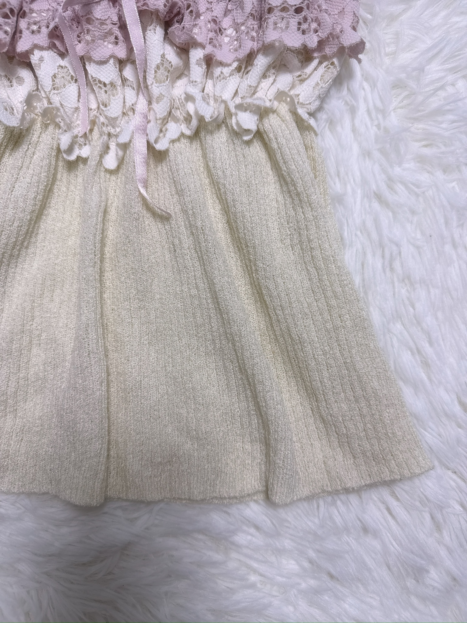 Sweetheart Mori Lace Remade Camisole