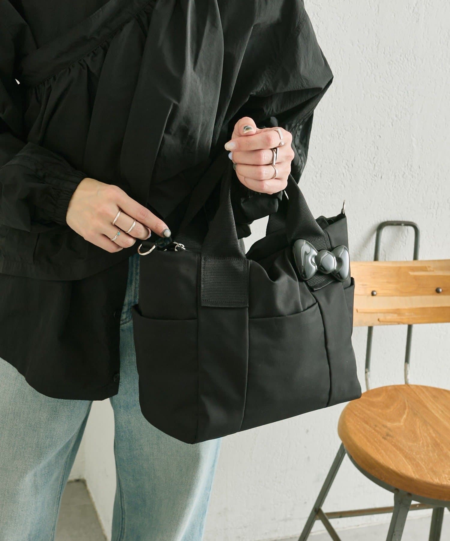 🎀【預訂】Kitty x ear Regin Ribbon bag S