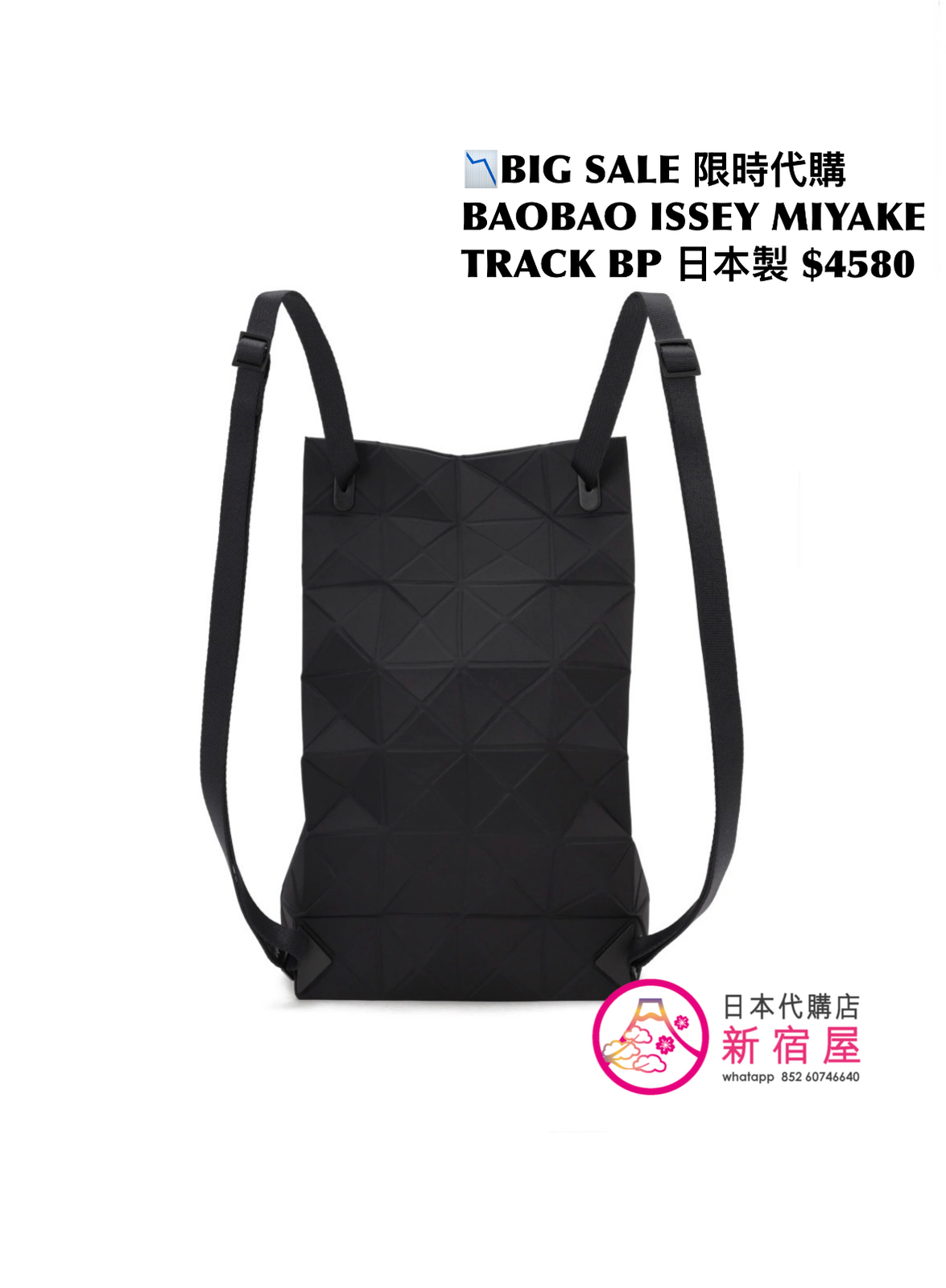BAOBAO ISSEY MIYAKE TRACK BACKPACK