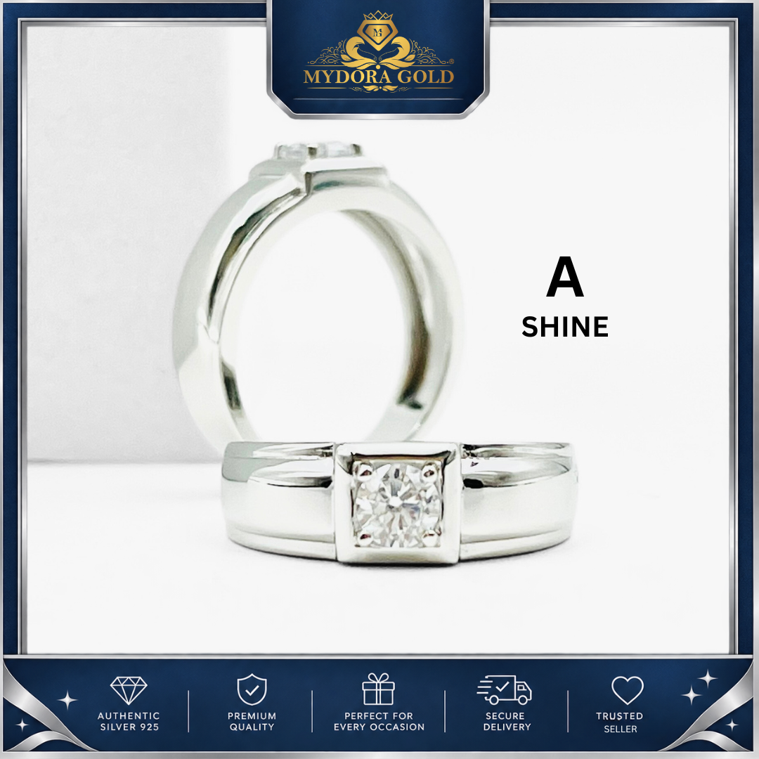 MYDORA 925 Silver Ring - Cincin SOLEMN ONE Collection