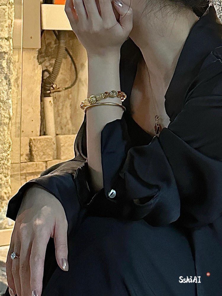 招財小霸王天然黃水晶手鍊