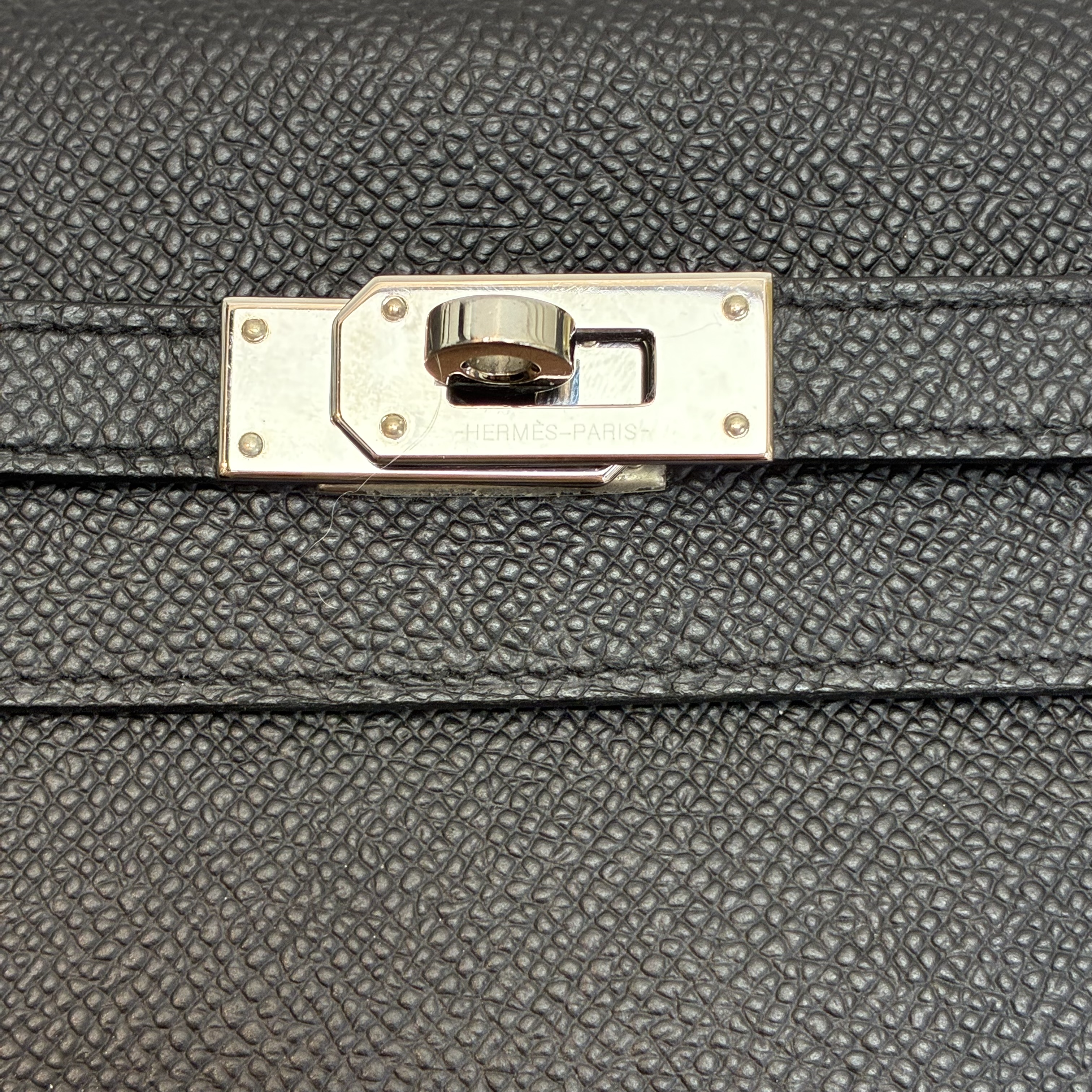 Hermes Kelly To Go 黑銀
