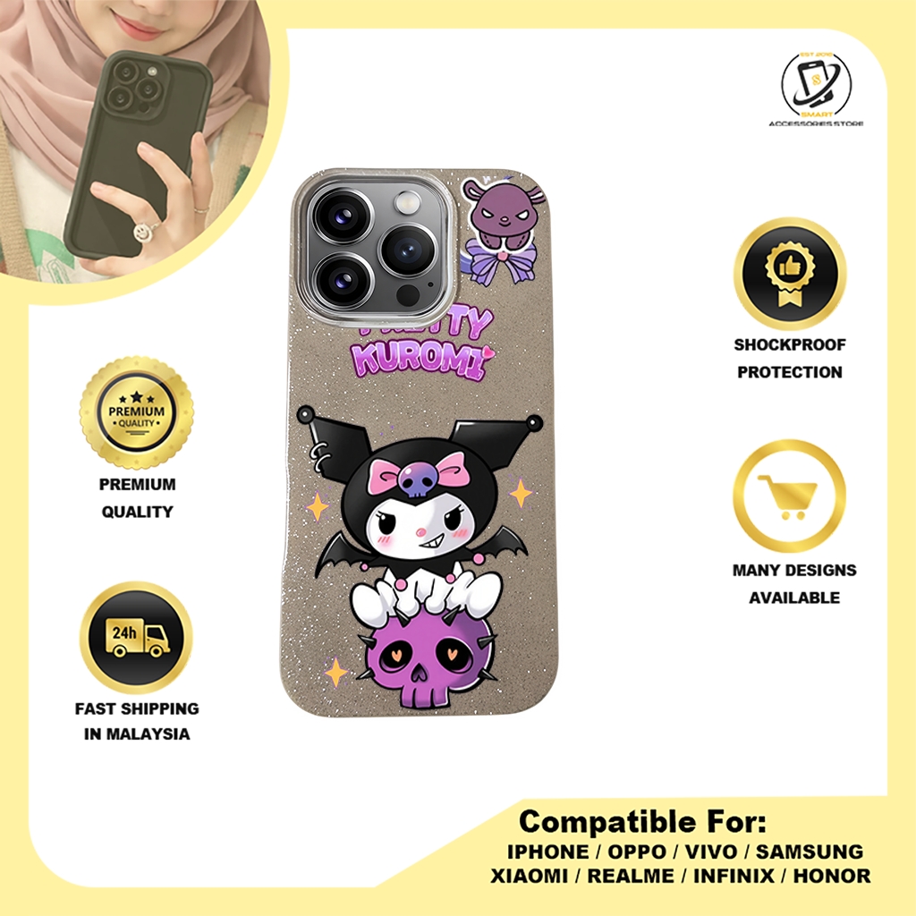 BLING CASE PHONE FOR IPHONE - DESIGN KUROMI C