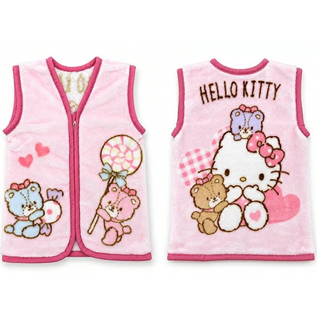 日本直送小童保暖睡衣背心｜Hello Kitty【秋冬必備】