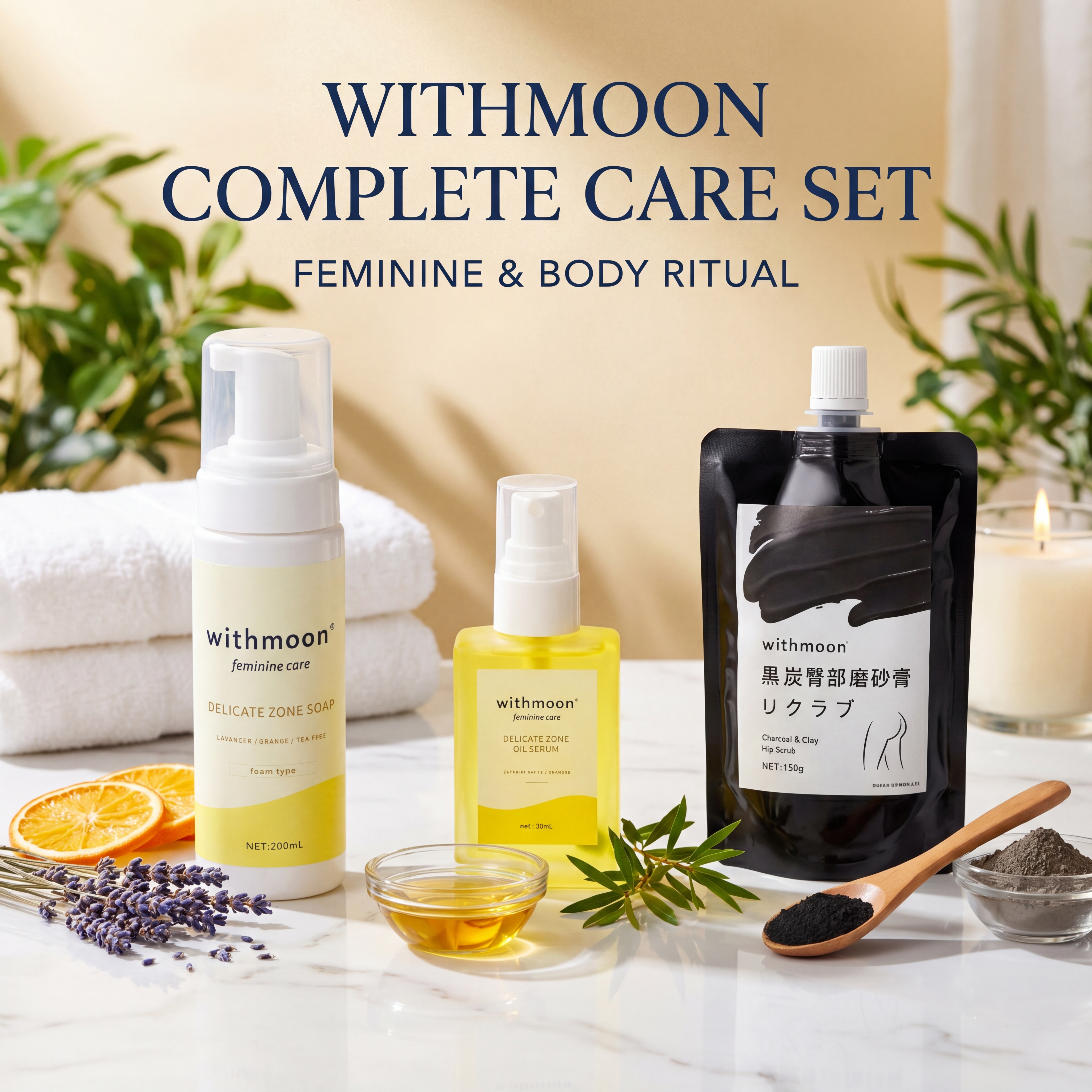 🌙Withmoon 女性私密護理3件套裝 日本製