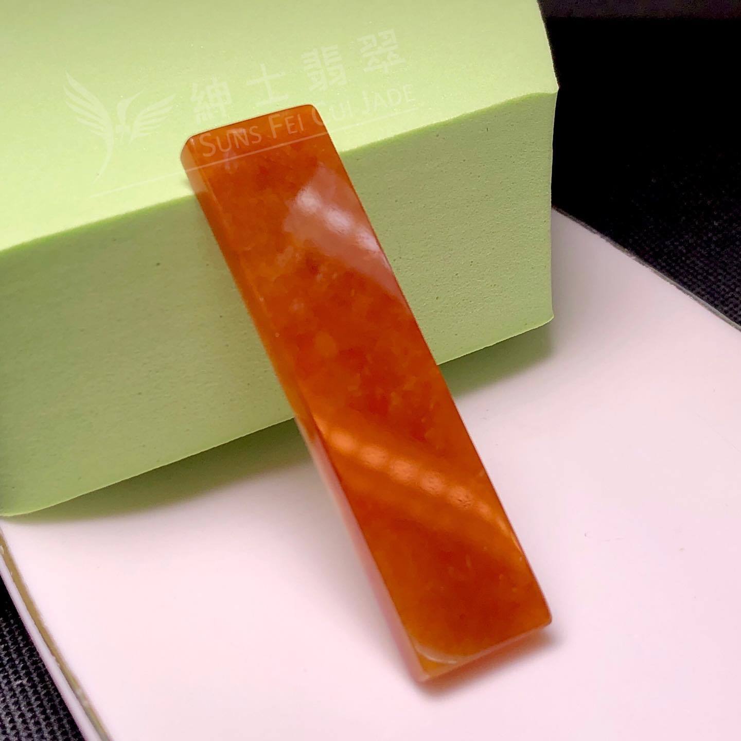 大馬坎紅翡鏡面牌