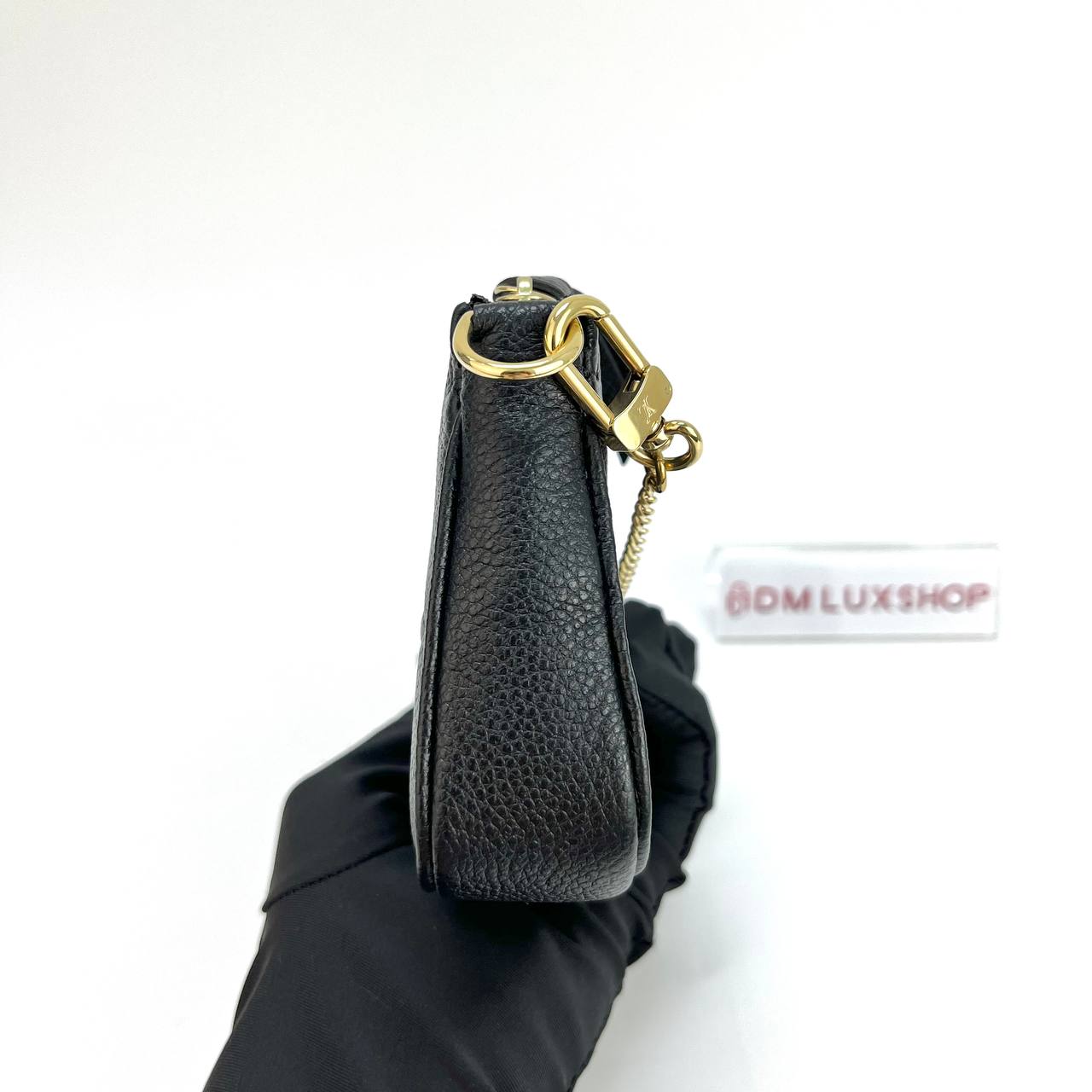 LV Bicolour Mini Pochette Accessoires Black GHW
