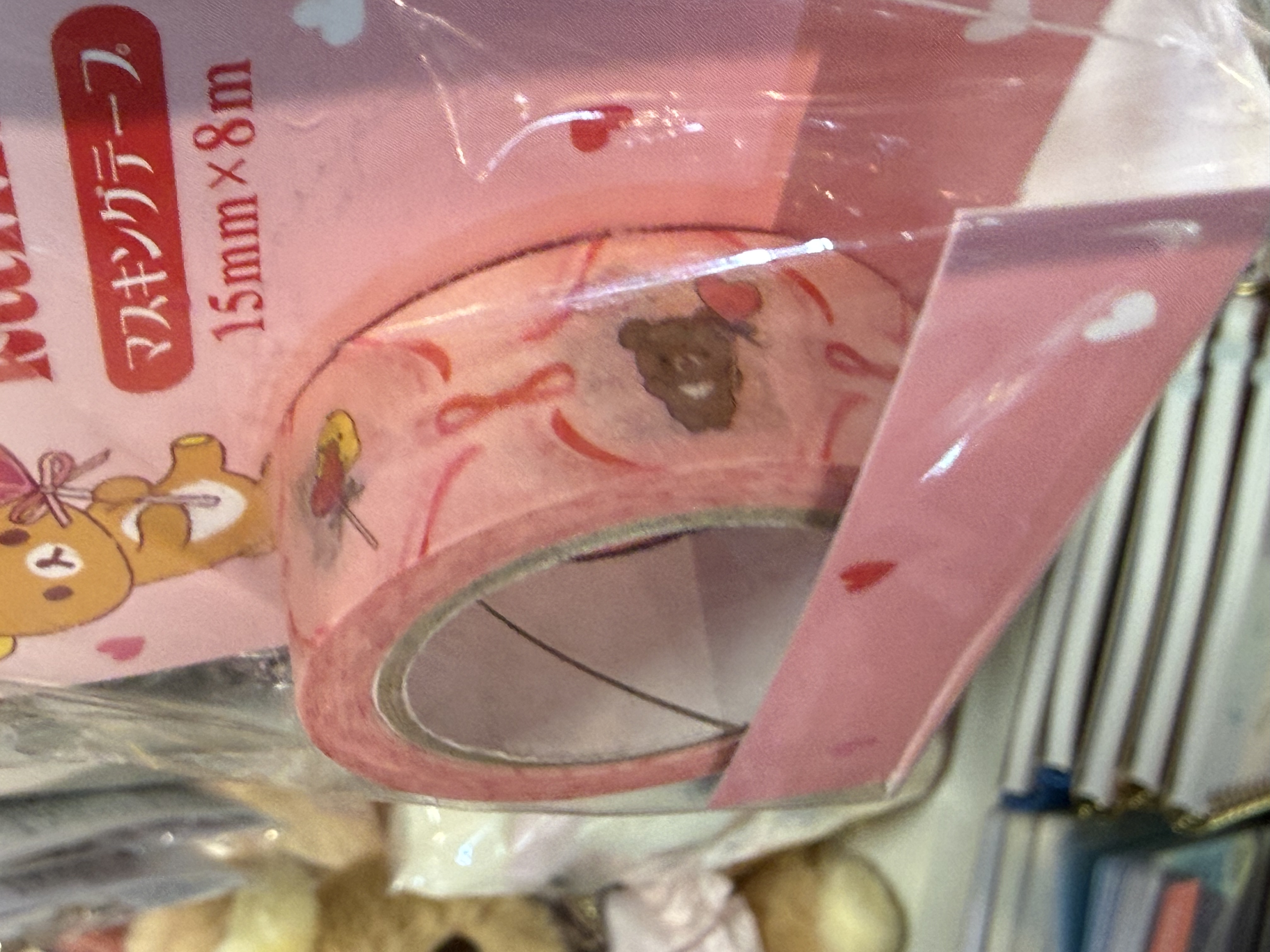 《現貨》全新日本專店限定 Rilakkuma情人節造型膠紙