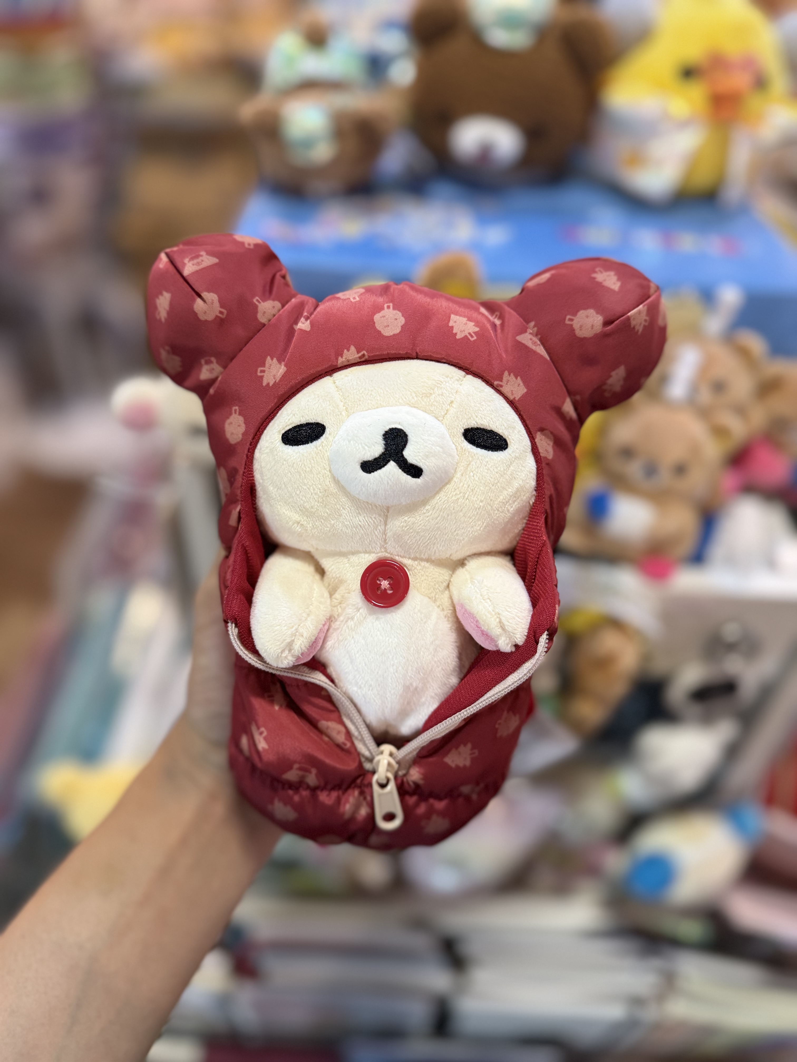 《現貨》全新日本專店限定 rilakkuma  x Coleman 睡袋公仔