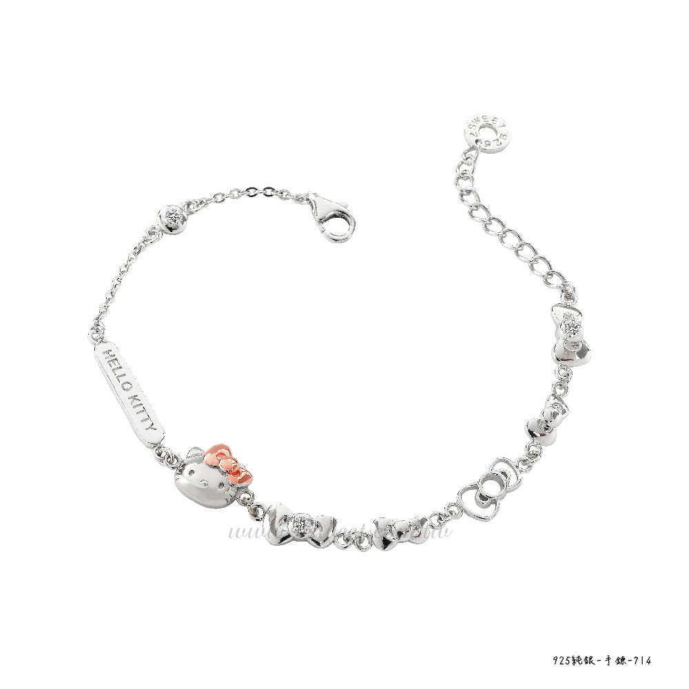 📦訂購 台灣代購 2sweet 甜蜜約定 Sanrio Hello Kitty 925純銀手鏈