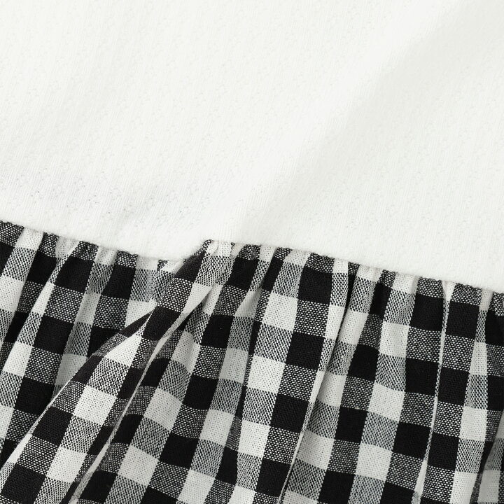 🇯🇵預訂 日本直送🇯🇵 Petit Main x Chiikawa系列兩色人物刺繡貼花拼接翻領長袖連身裙