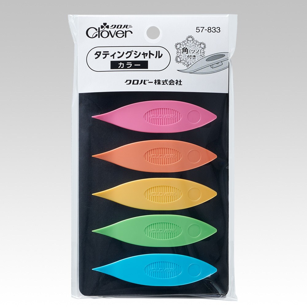 Clover 梭編蕾絲梭子 (角付型) #57833