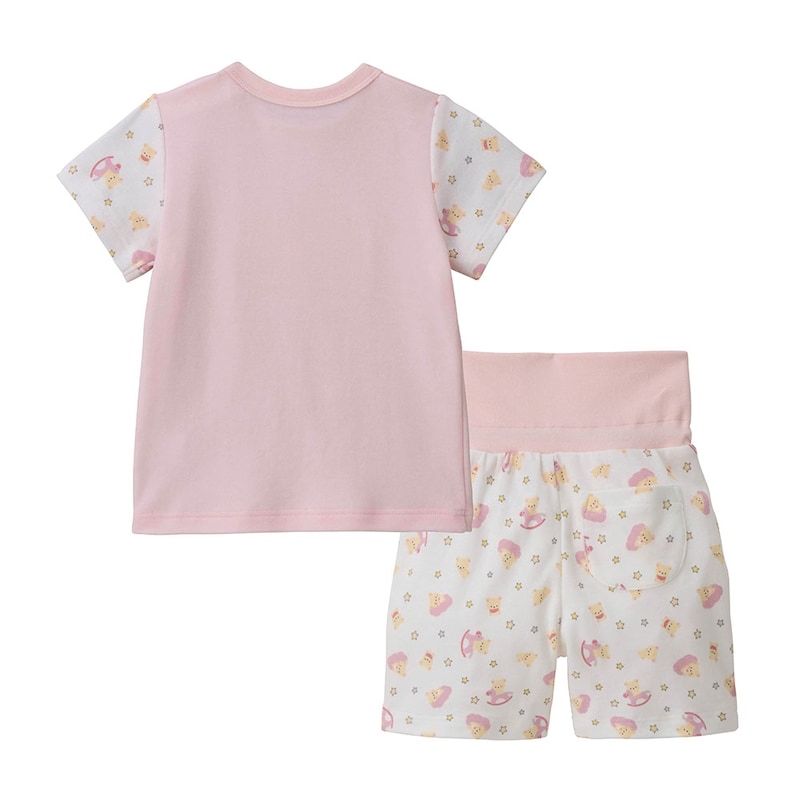 🇯🇵預訂 日本直送🇯🇵Rilakkuma Baby鬆弛熊系列兩色人物印花包腹短袖家居服上下套裝