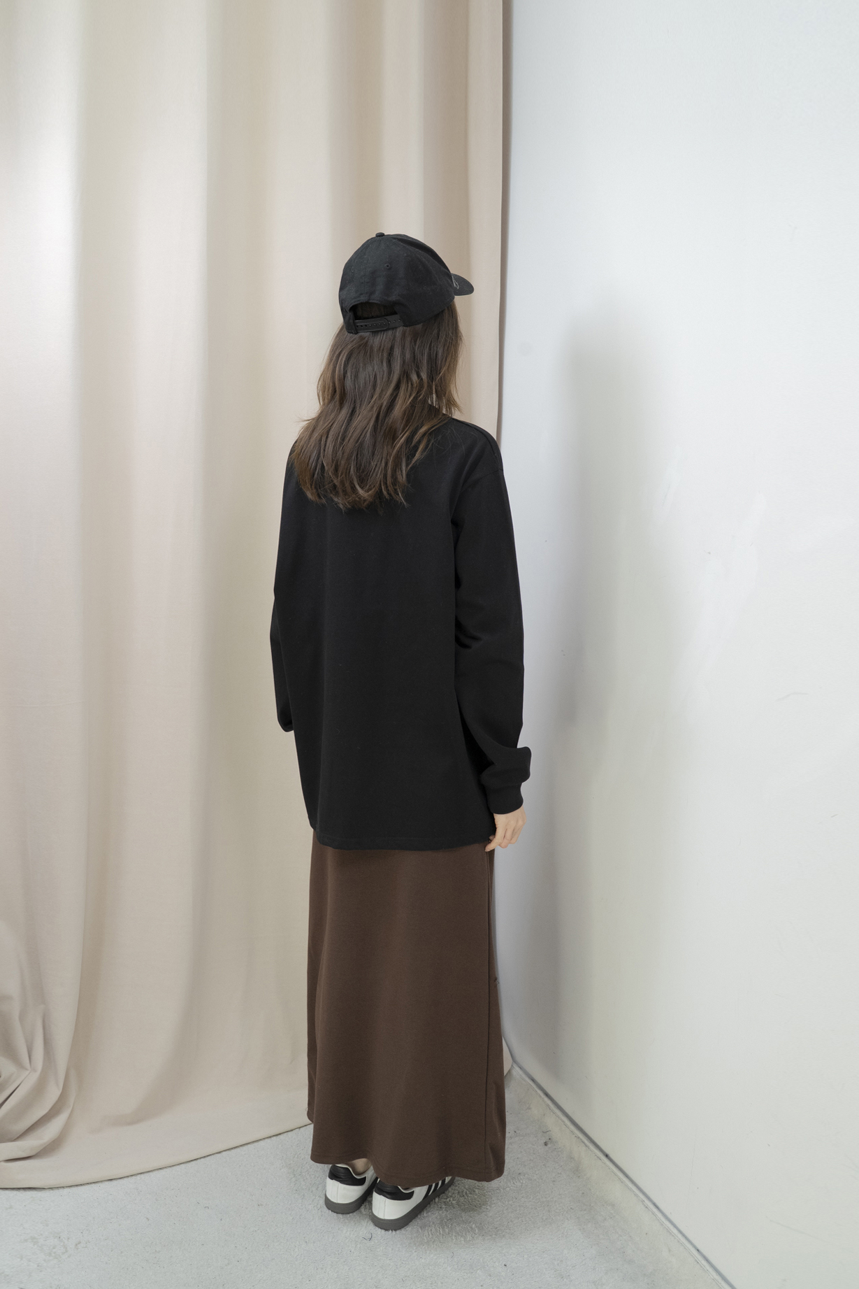 舒適棉不勒肚直順半身裙（5色）