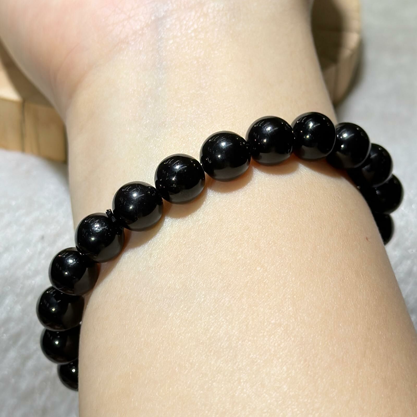 黑碧璽手串 8mm +/-