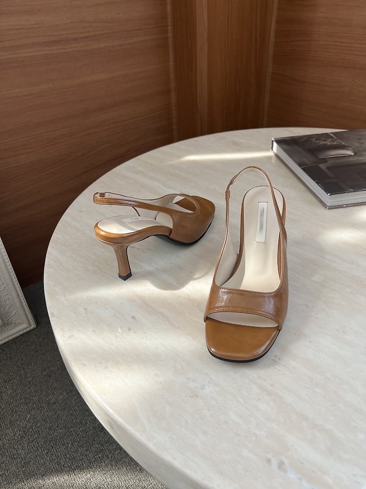 Open-toe Slingback (4 colors)