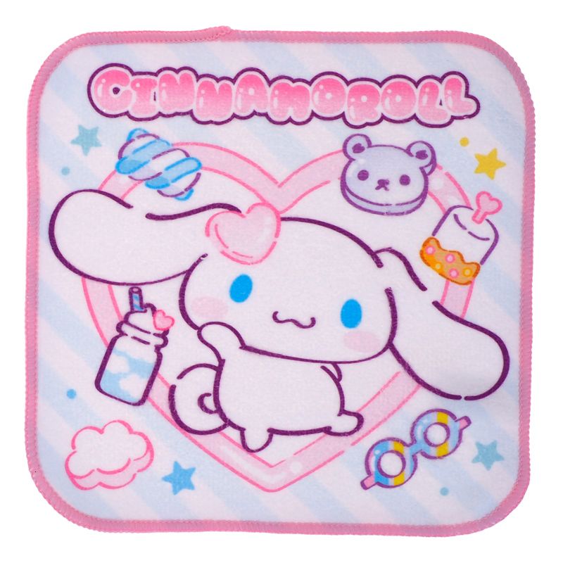 Cinnamoroll Mini Towel Set (2 pcs./ packs) w/ Plastic Tube 迷你方巾(2條裝)連膠樽