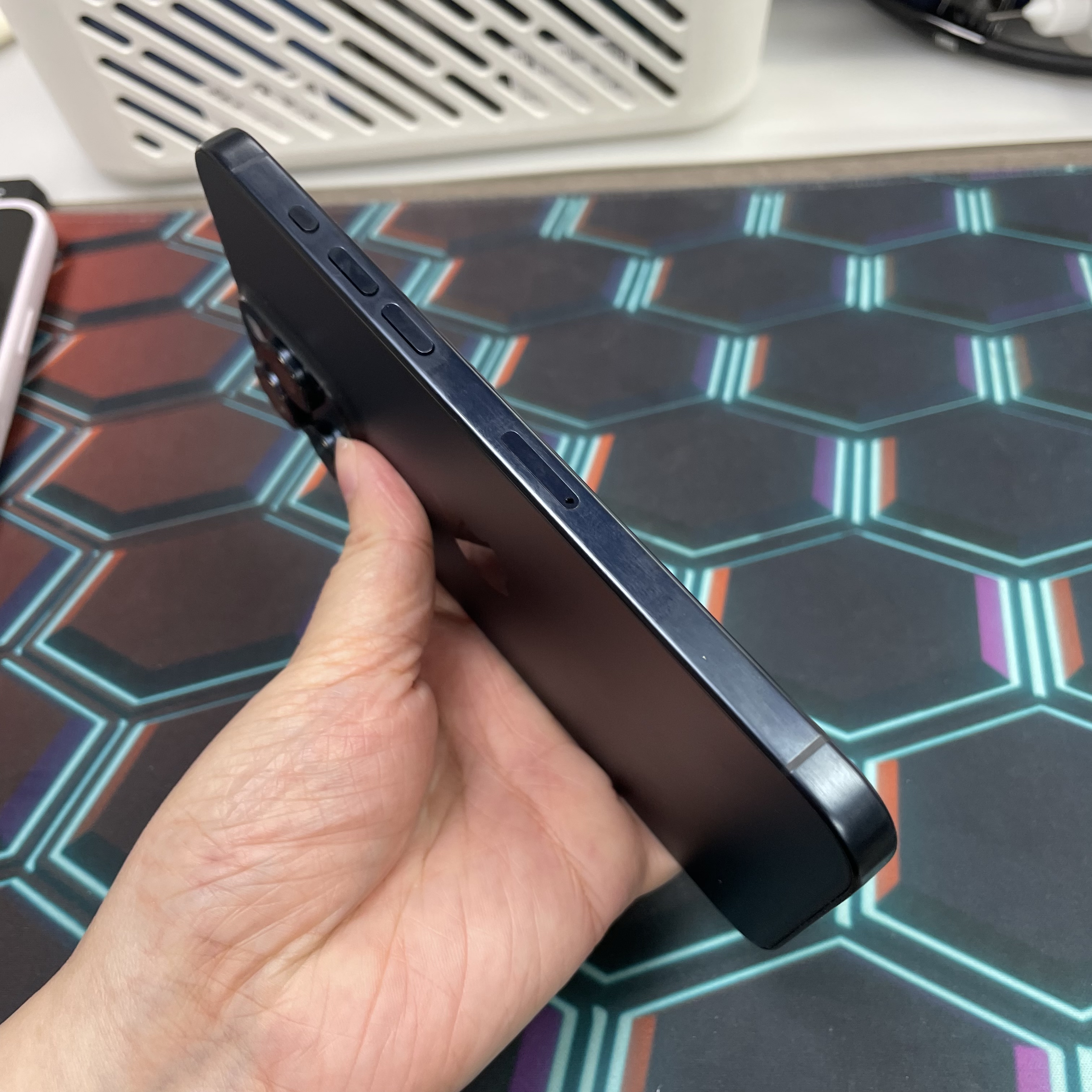 *8055 15 Pro max 完美機 512GB 電87 藍色 blue