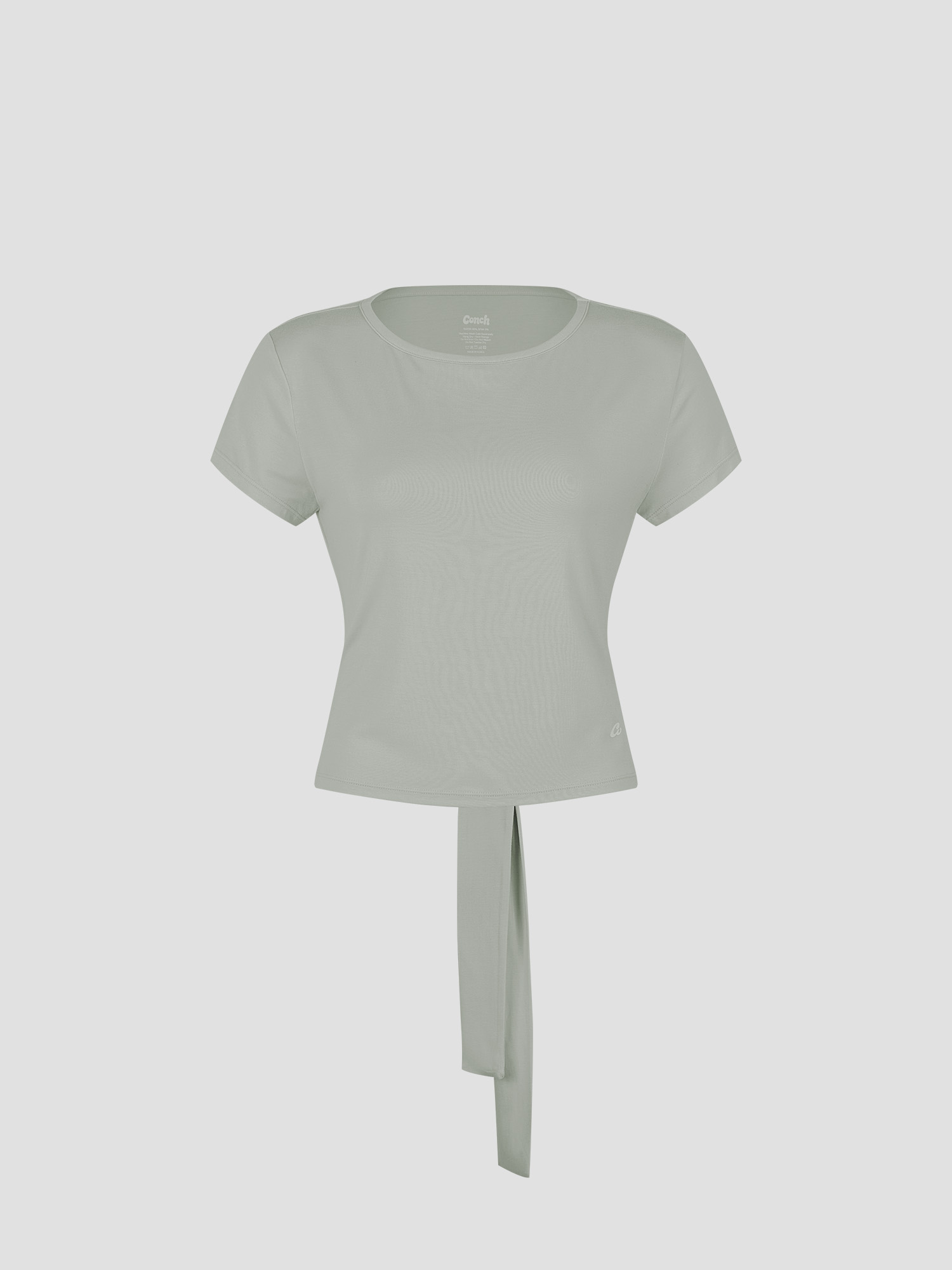 預購_Back strap cover-up short-sleeved T-shirt  by Conch