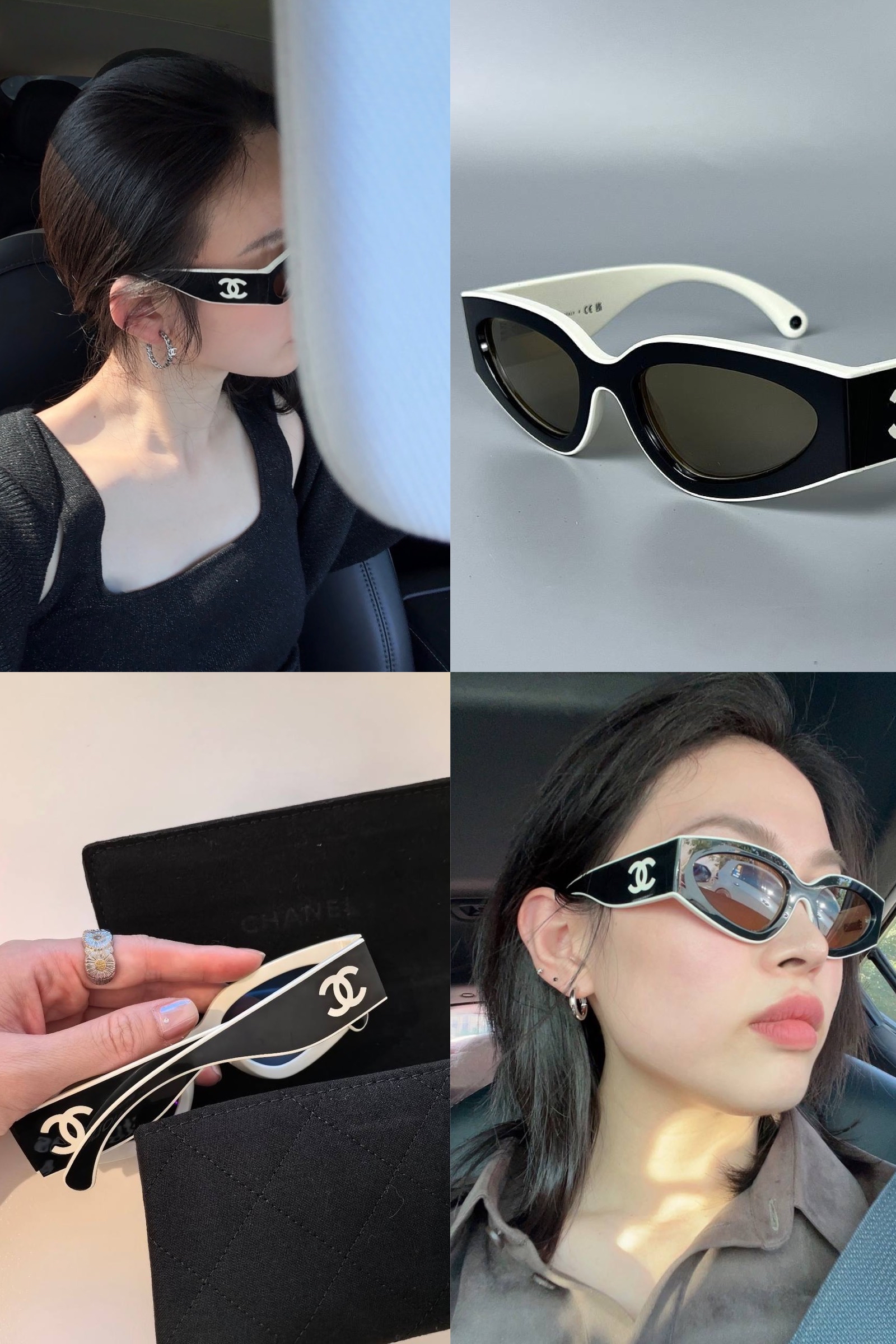 現貨✨🫶🏻Chanel 爆款熊貓🐼太陽眼鏡