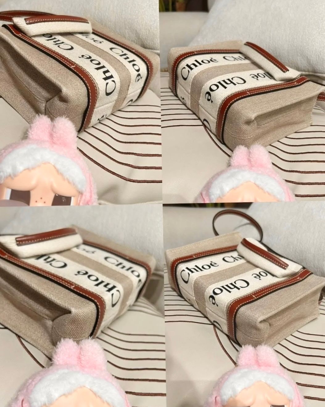 Chloe woody mini shoulder bag 2way 100%Authentic,98%new✅dust bag