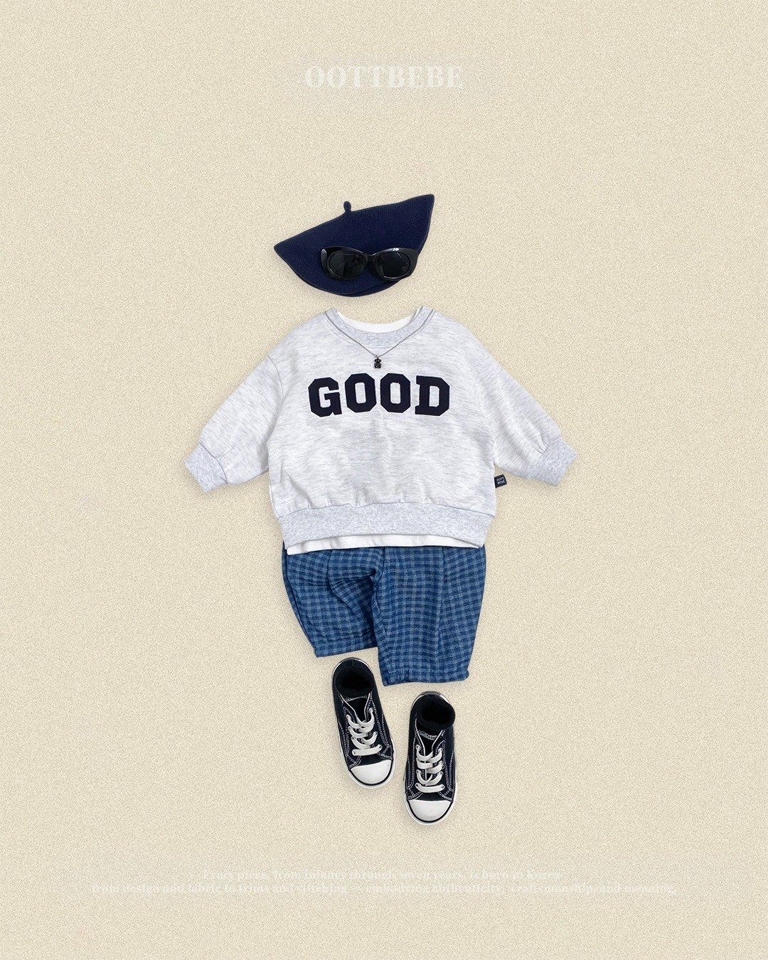 OOTT | Denim Check Pants