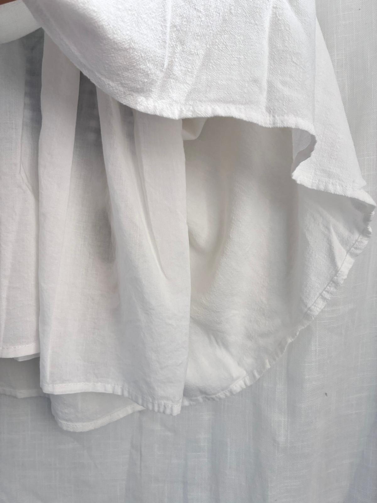 兒童藍白格紋連衣裙套裝YZ25231