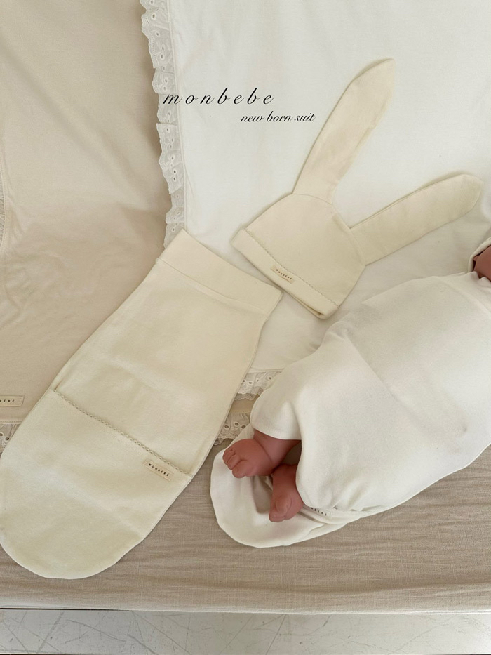 🇰🇷Monbebe newborn包被+帽