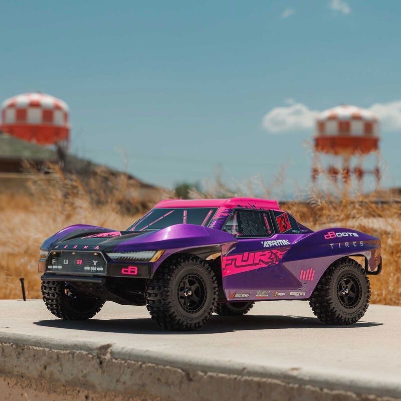 ARRMA FURY狂怒兩驅 1/10遙控電動無刷越野車短卡