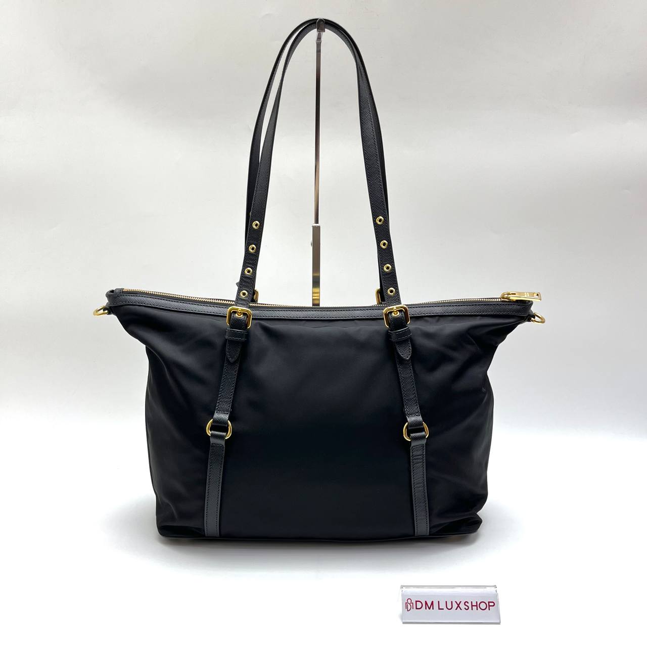 Prada Tessuto Saffiano Nylon Tote Bag