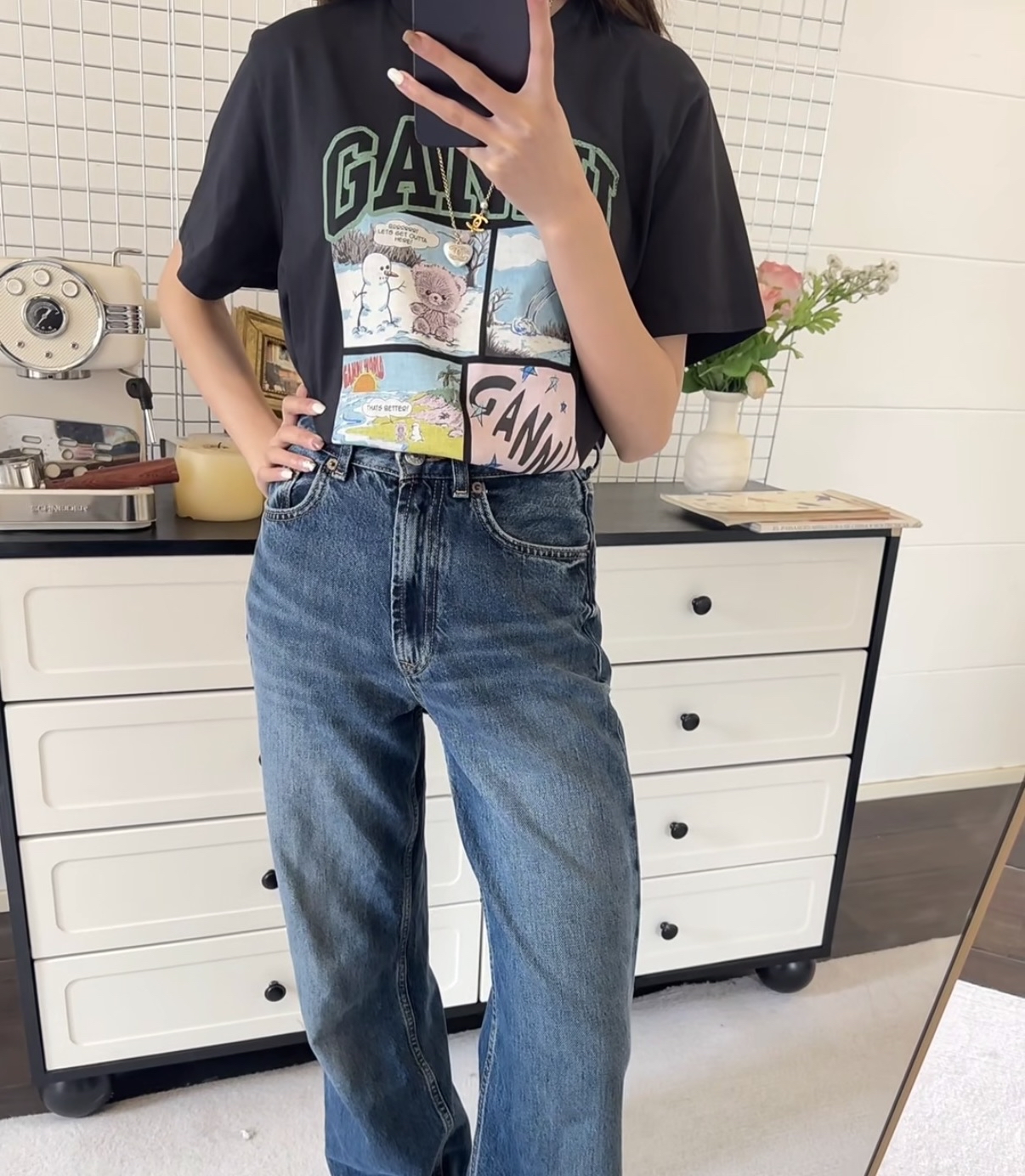 訂貨📮新款✨Ganni 短Tee 夏天必備  Size XS S M L XL