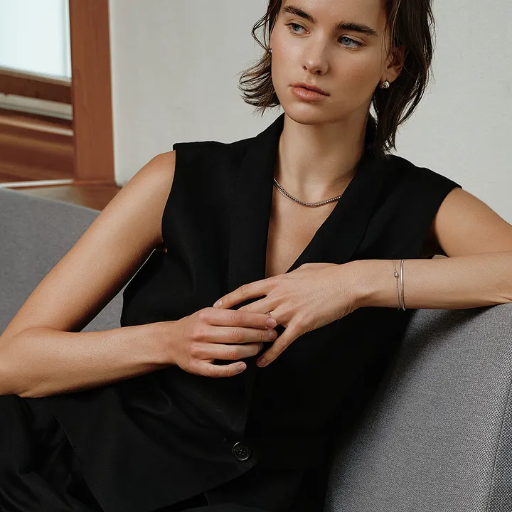 [LUNNE] Satin Snake Chain Bracelet (2色)