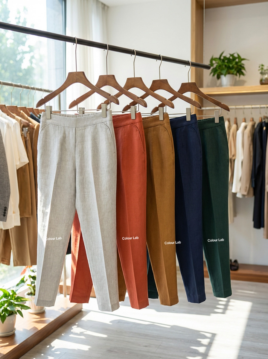 Premium Linen Tapered Pants 36’ 