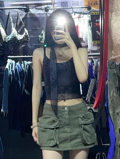 Black Vintage Top #0237