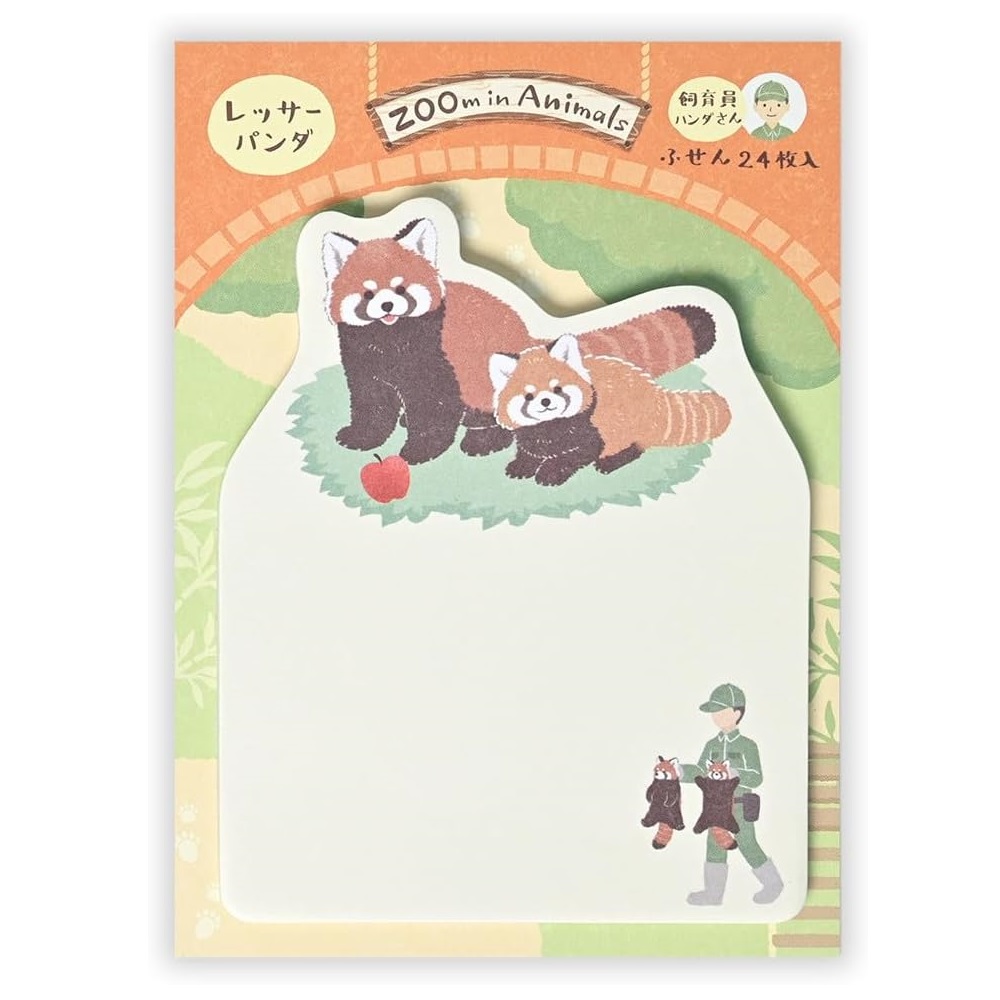 現貨｜ZOOm in Animals 小熊貓 日本製 便利貼 Sticky Notes (5422215)