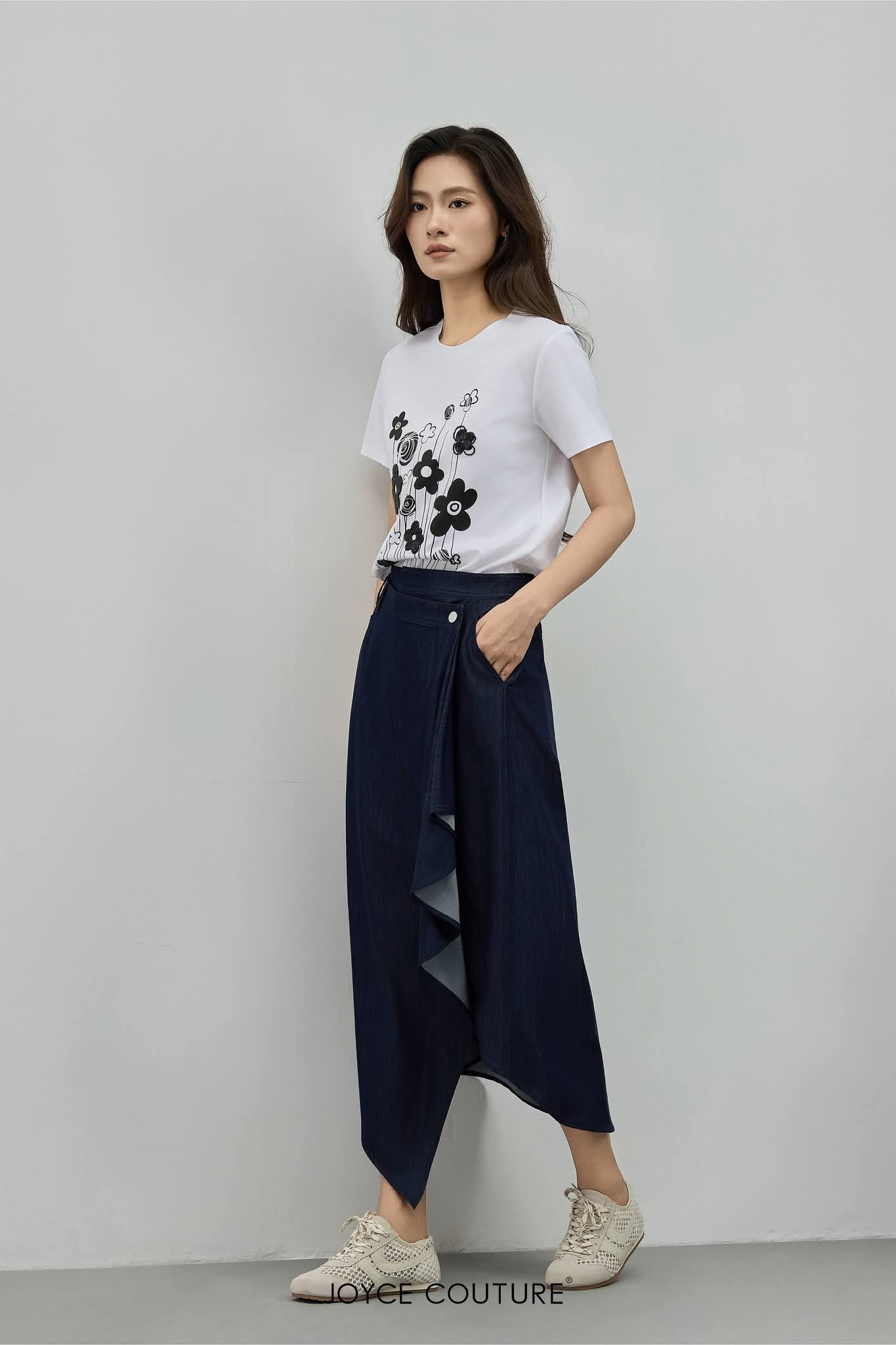 花卉图案上衣 T0737