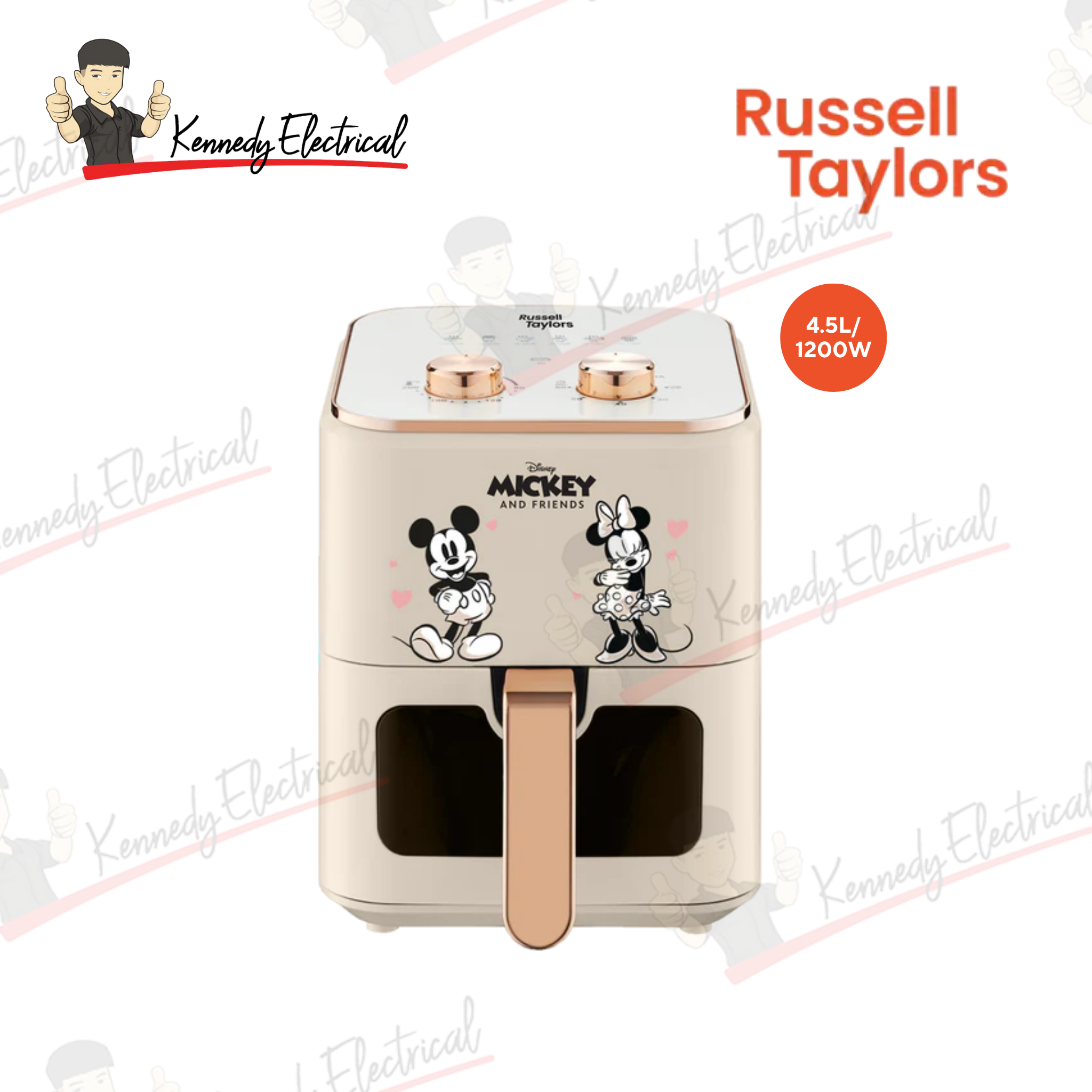 Russell Taylors 4.5L Mickey Retro Air Fryer (Z3-MK)