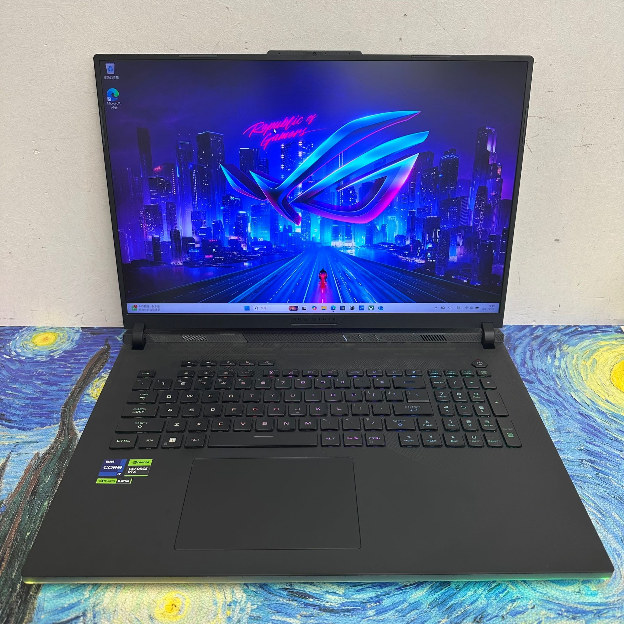 ASUS ROG i9-14900HX/32GB Ram/2TB SSD/RTX 4090 16GB獨立顯示卡/240Hz 2.5K Mon/18寸 Mon/ GamingLaptop / Movie / 剪片 / 畫圖 / Program 
