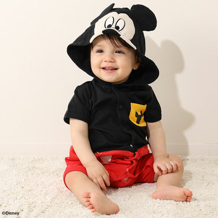 🇯🇵預訂 日本直送🇯🇵Babydoll x Disney五色人物造型連帽短袖連身服