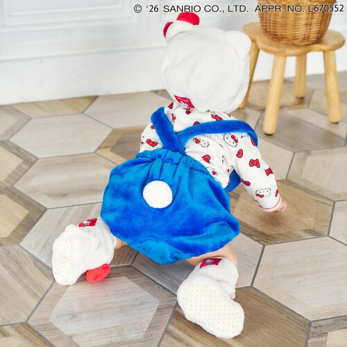 🆕【⭐訂購⭐】🌀 🇯🇵 日本直送🇯🇵 #Sanrio 可愛刺繡圖案 絨毛 背帶燈籠褲［4款選］🌀 [ELIA-0015]