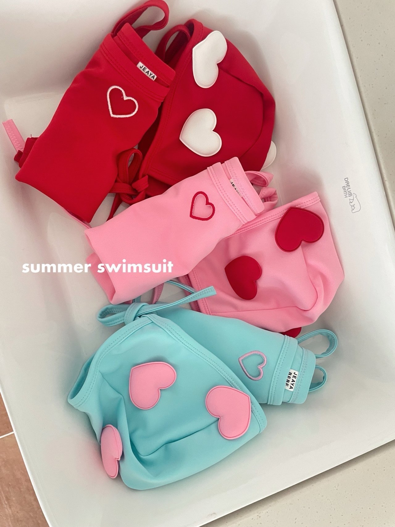 Jeayabebe | Swimset (Pink M 80-90)