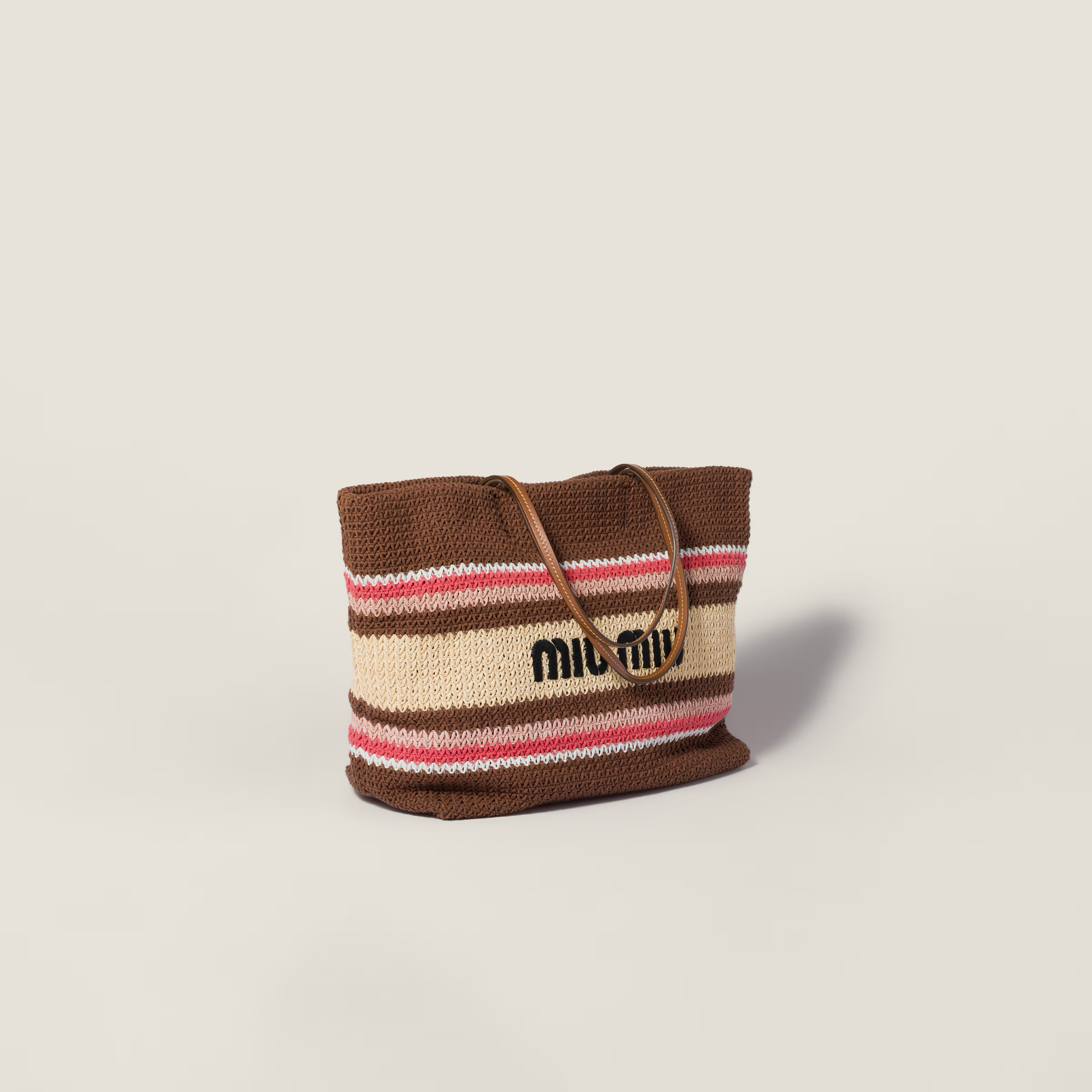 限時精選折扣✨訂貨🍒MiuMiu Woven Tote Bag  Size 34x40x16cm