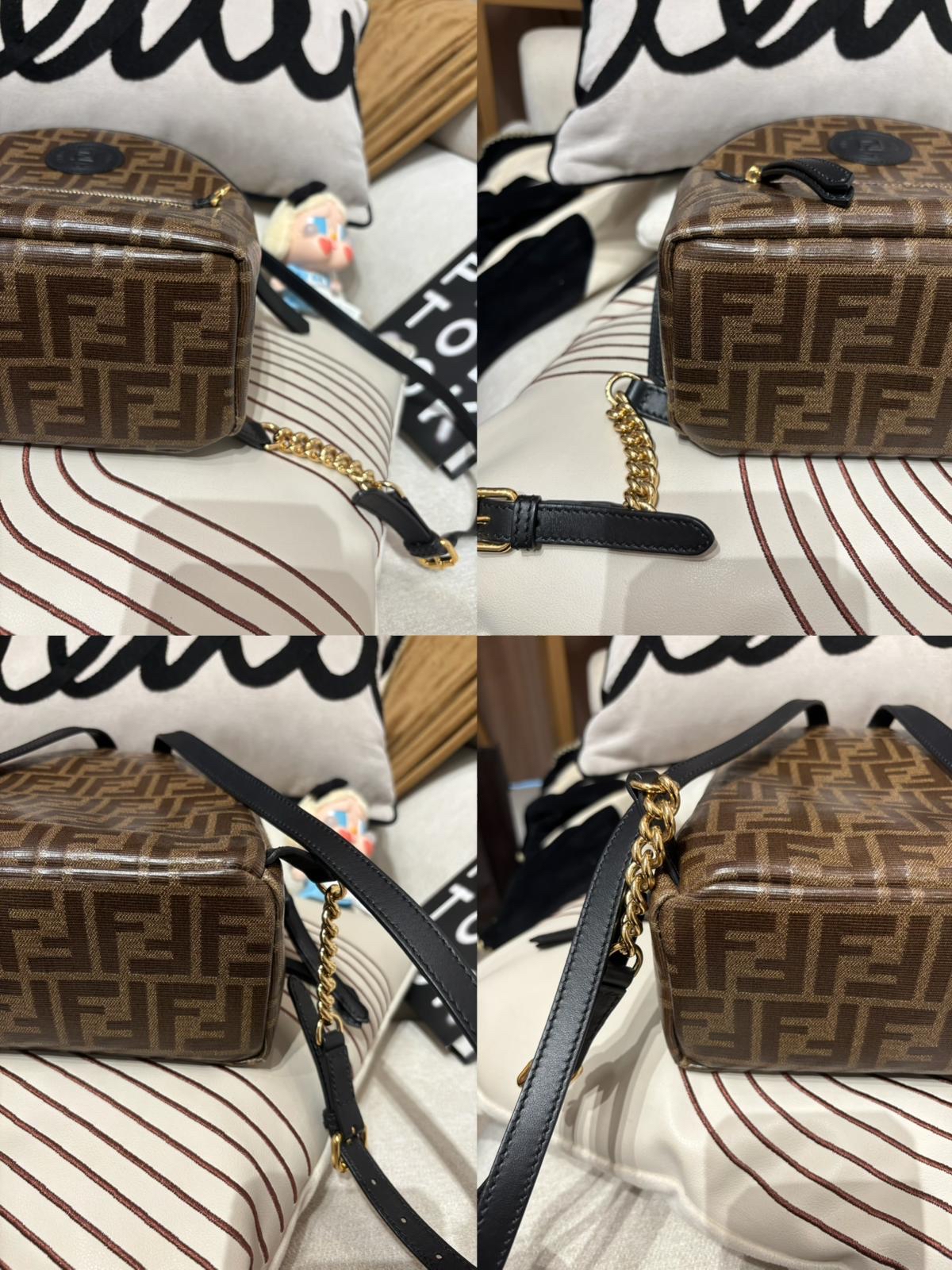 Fendi zucca mini ff backpack 防水背囊,100%Authentic, 98%new✅dust bag 