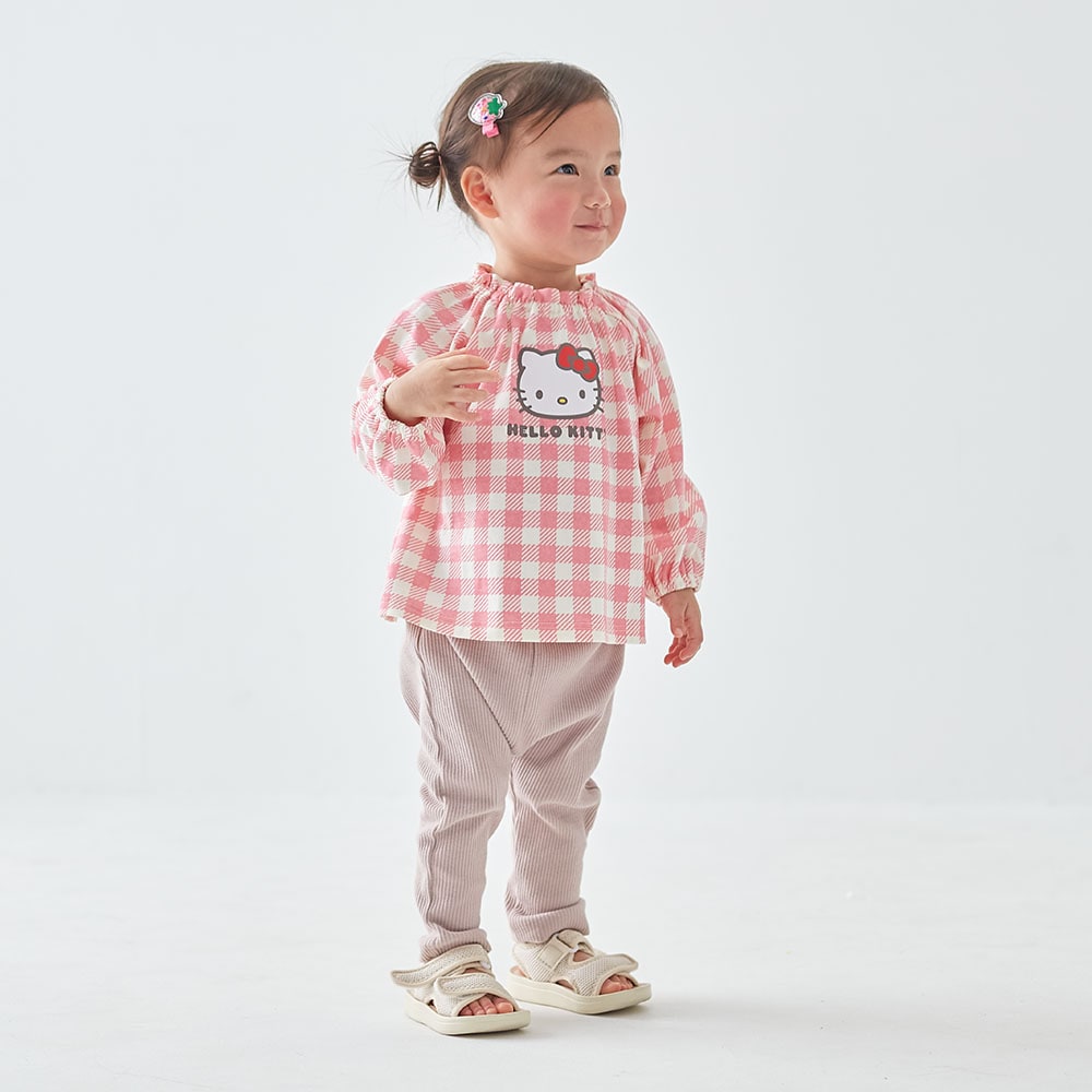🆕【⭐訂購⭐】🇯🇵日本直送 🌀 #Sanrio 領口褶皺印花長袖 tee［2款選］🌀 [PLJA-0189] [261117]