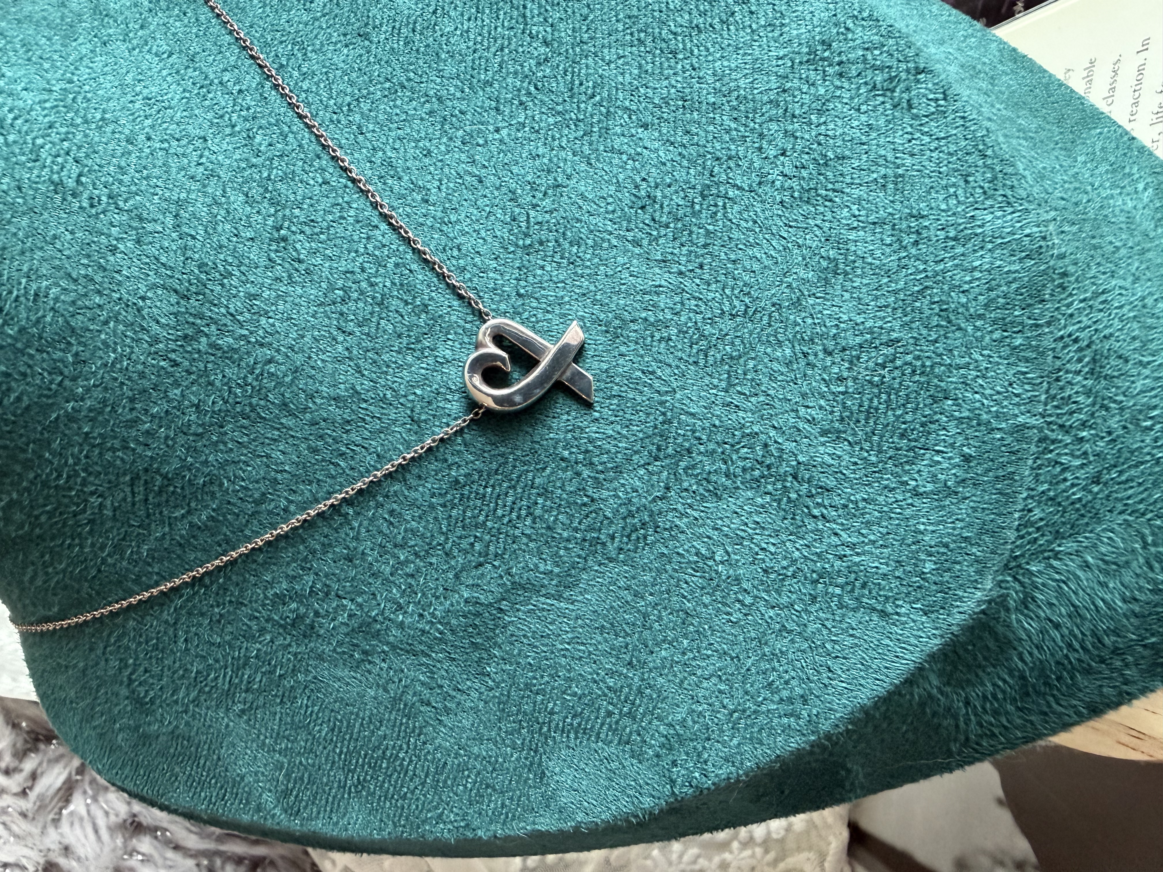 Paloma Picasso Loving Heart silver 925 necklace 