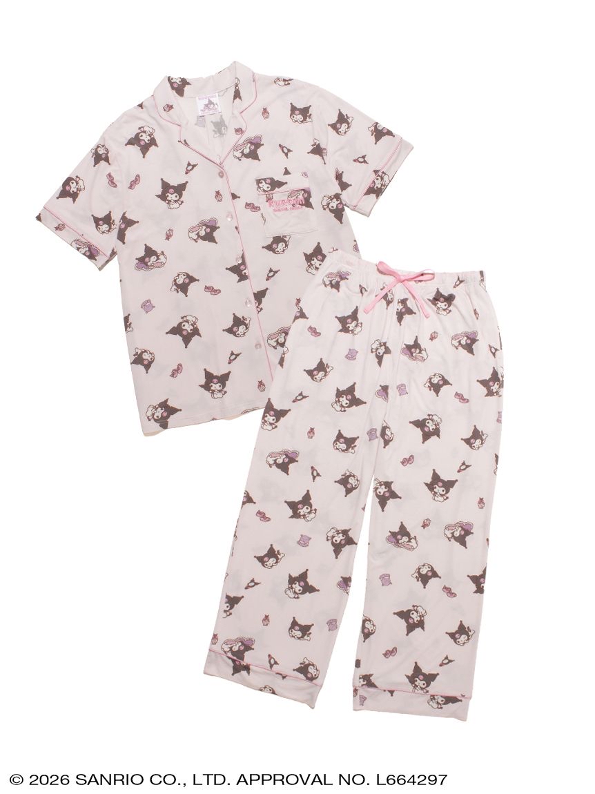 🎀【預訂】SNIDEL HOME x Kuromi 印花睡衣套裝 P