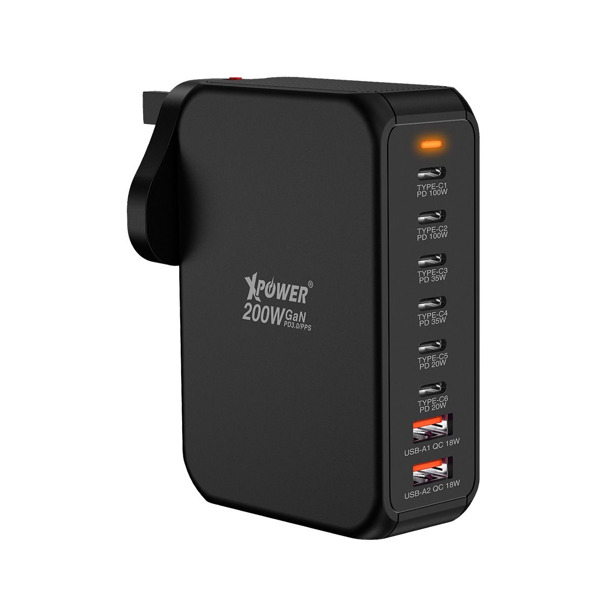 XPower PA240 200W 8輸出 200W PD3.0 GaN 充電器